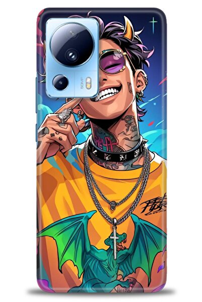 kılıfevreni غطاء متوافق مع هاتف Xiaomi Mi 13 Lite A+ Plus HD مطبوع - غطاء من ...