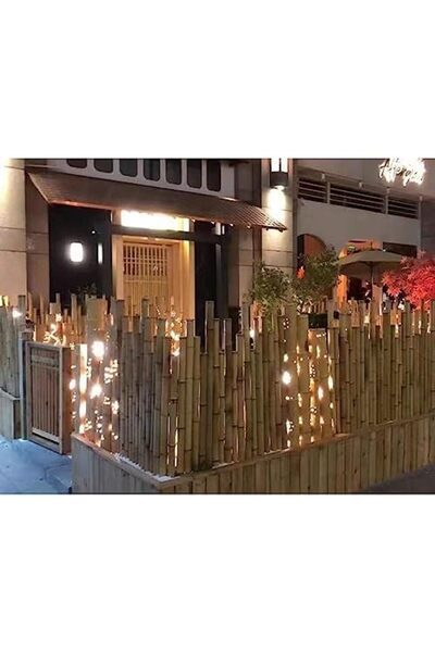 genric FFD Natural Bamboo Poles for Plant Support 100cm Pack of 5