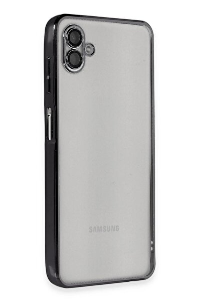 feifei حافظة سامسونج جالاكسي A04 من السيليكون مع عدسة - أسود-(5796) - VOANFD8503-7473