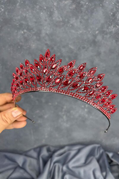 Fiyonks Atölye Regnum Premium Bridal Crown, Luxury Henna, Wedding Crown
