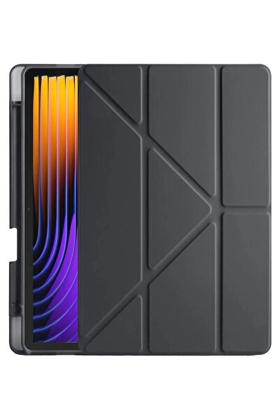 Khayra Xiaomi Pad 7 Pro Case Mars Tablet Case with Pen Holder - Black-(5796) - Eszaoc2951-3627