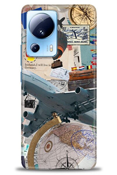 kılıfevreni غطاء متوافق مع هاتف Xiaomi Mi 13 Lite A+ Plus HD مطبوع - غطاء من ...