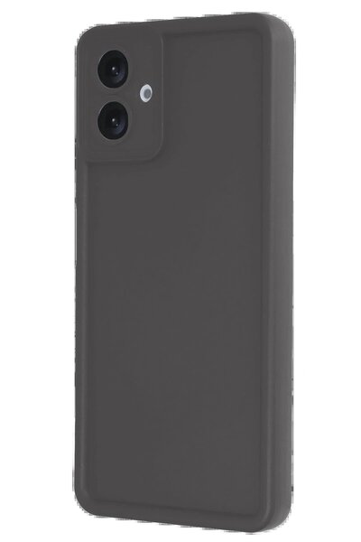 Khayra جراب سامسونج جالاكسي A06 فييرا سيليكون - رمادي-(5796) - ESZAOC9724-7439