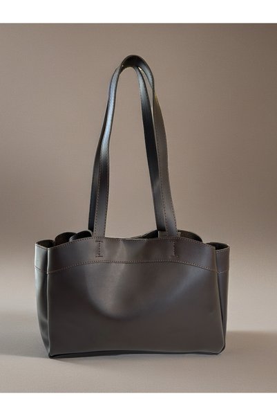 VELLA BAG Vibe Model Brown Women's Hand and Shoulder Bag