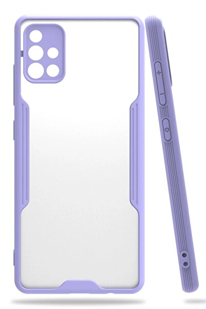 OEM حافظة سامسونج جالاكسي A71 من السيليكون البلاتيني - أرجواني - (5796) - VOANFD5324-5013