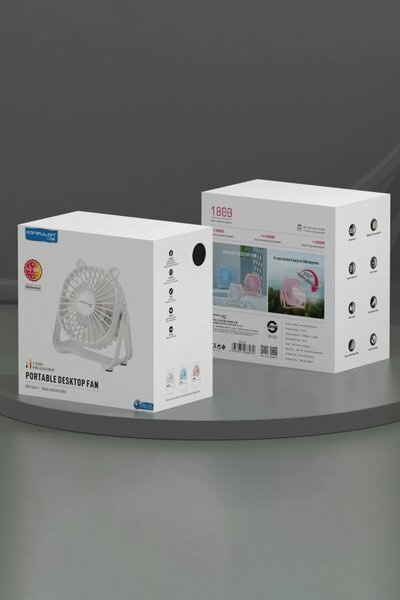 OEM Fs23 Desktop Cooling Fan - White-(5796) - Tnx7332-8194