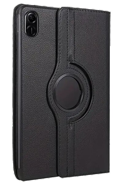 Khayra Huawei Honor Pad X8A Case 360 Tablet Leather Case - Black-(5796) - Eszaoc1244-6867