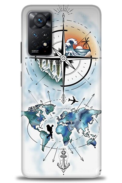 kılıfevreni جراب متوافق مع هاتف Xiaomi Redmi Note 11 Pro 4G A+ Plus + واقي شا...