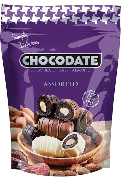 CHOCODATE كيس شوكولاتة حقيقية حصرية متنوعة 250 جرام