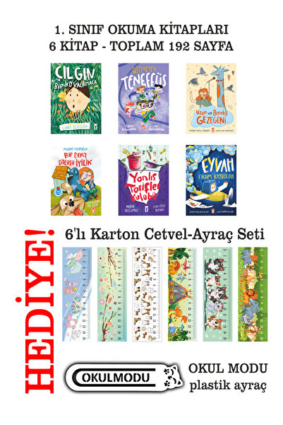 Timaş Çocuk 1. Sınıf Okuma Kitapları 6 Kitap 192 Sayfa