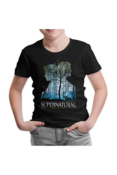 Lord T-Shirt خارق للطبيعة - تي شيرت إمبالا الأسود للأطفال