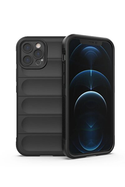 lowell home iPhone 12 Pro Case Optimum Silicone - Black-(5796) - Loho2804-9712