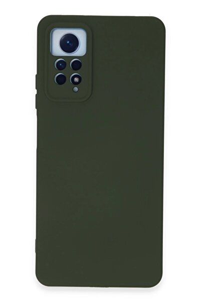 feifei حافظة هاتف Xiaomi Redmi Note 12 Pro 4G من السيليكون المخملي الداخلي - أخضر داكن - (5796) - AYS5029-3594