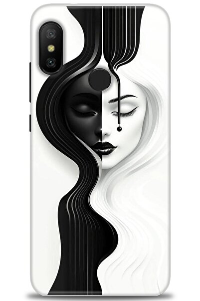 kılıfevreni غطاء متوافق مع هاتف Xiaomi Mi A2 Lite A+ Plus غطاء HD مطبوع - غطا...