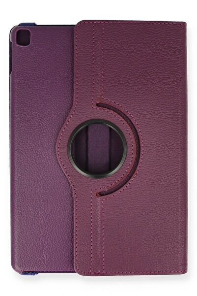 Khayra iPad Pro 11 (2024) Case 360 Tablet Leather Case - Plum-(5796) - Eszaoc4276-7496
