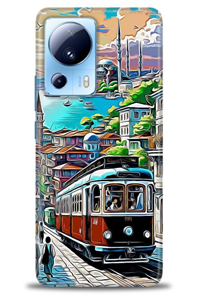 kılıfevreni غطاء متوافق مع هاتف Xiaomi Mi 13 Lite A+ Plus HD مطبوع - غطاء من ...