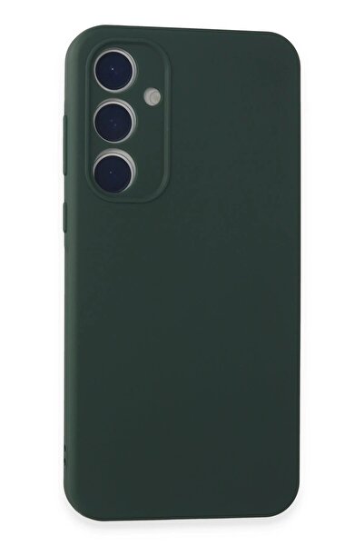 VINTESSY حافظة 4G متوافقة مع هاتف Galaxy A15 من السيليكون الأول - أخضر داكن - (5796) - MKR9068-6529