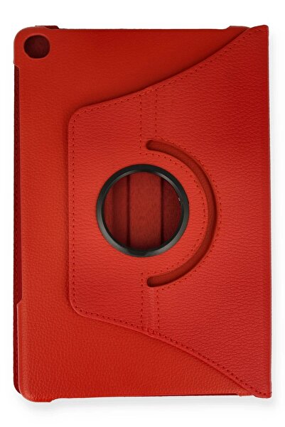 Khayra Huawei Matepad T10S 10.1 Case 360 Tablet Leather Case - Red-(5796) - Eszaoc7815-1370