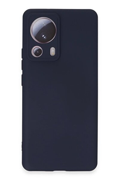 Khayra حافظة هاتف Xiaomi Mi 13 Lite من السيليكون المخملي الداخلي - أزرق داكن-(5796) - ESZAOC5721-9280