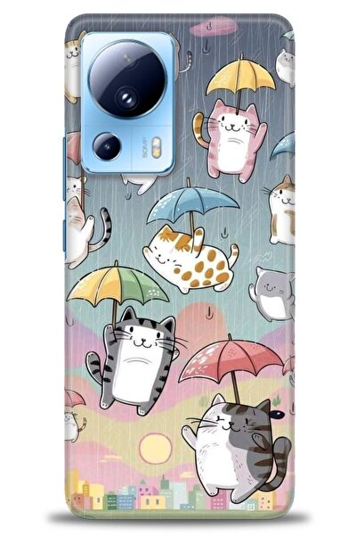 kılıfevreni غطاء متوافق مع هاتف Xiaomi Mi 13 Lite A+ Plus غطاء HD مطبوع - غطا...