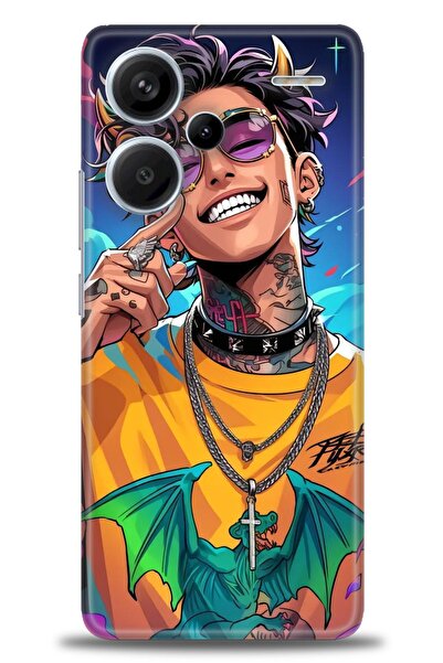 kılıfevreni غطاء متوافق مع هاتف Xiaomi Redmi Note 13 Pro Plus A+ Plus HD مطبو...