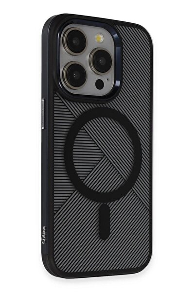 Khayra غطاء ماج سيف لهاتف آيفون 15 برو - أزرق داكن-(5796) - ESZAOC7764-5401