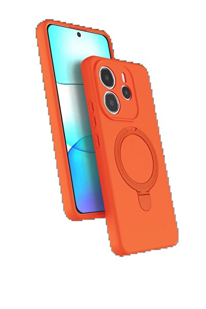 OEM غطاء حماية ماج سيف من ريجال لهاتف شاومي ريدمي نوت 14 4G - برتقالي - (5796) - VOANFD4416-8272