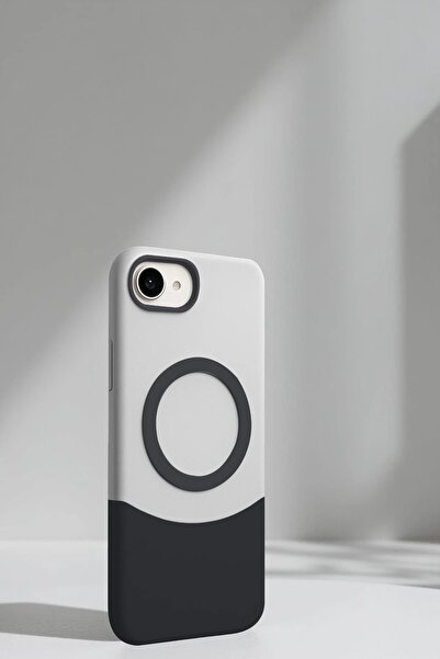 ETC غطاء ابل ايفون 16 اي فيلار ماج سيف - رمادي طبيعي - (5796) - MYG5699-5340