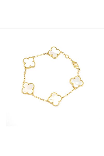 Missus 925 ayar Gümüş yonca Bileklik