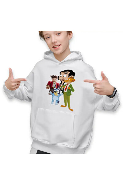 OEM Hanorac Copii Baieti Geronimo Stilton Mr Bean Bluey Roblox