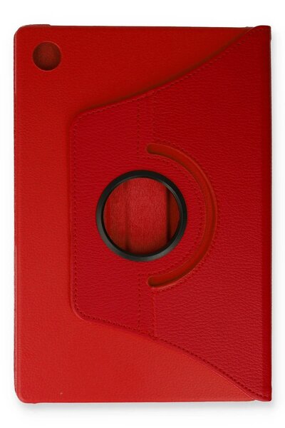Khayra Samsung Galaxy Tab A9 Plus Case 360 Tablet Leather Case - Red-(5796) - Eszaoc8068-1787