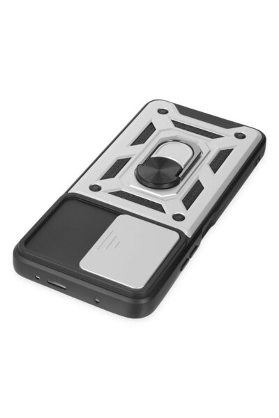 toyigoo Xiaomi Poco X3 Gt Case Pars Silicone with Lens Ring - Silver-(5796) - Tygo1405-1201