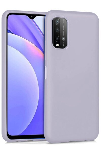 Khayra حافظة هاتف Xiaomi Redmi 9T من السيليكون المخملي الداخلي - أرجواني - (5796) - ESZAOC4493-3943