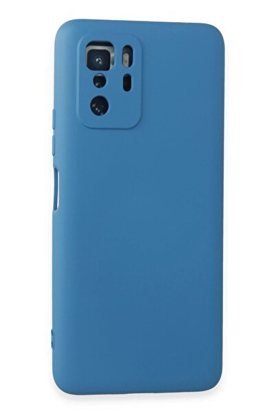 OEM Xiaomi Poco X3 Gt Case Nano Inside Velvet Silicone - Blue-(5796) - Anindasepet8259-2861