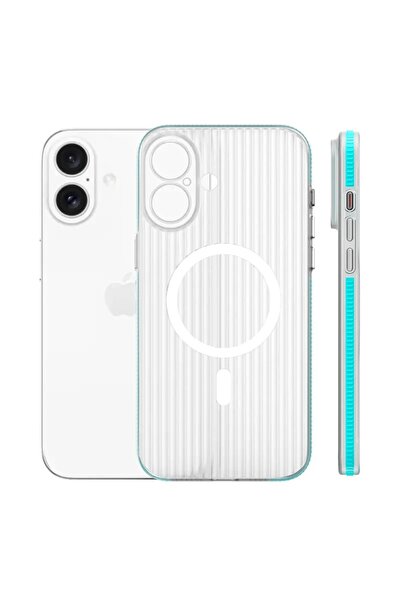 UStores غطاء ماج سيف لهاتف آيفون 16 - أزرق-(5796) - VOANFD9916-2935