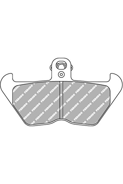 FERODO Set Plăcuțe Frână Organice Moto FDB2050P - Racing pentru BMW K, R850, R100, R80, R1100, R