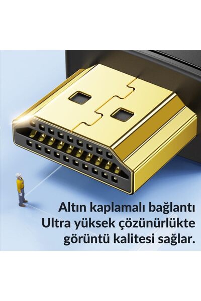 pluscore 8K 5 m HDMI Cable 2.1V Ultra Hd 4320P 48 Gbps