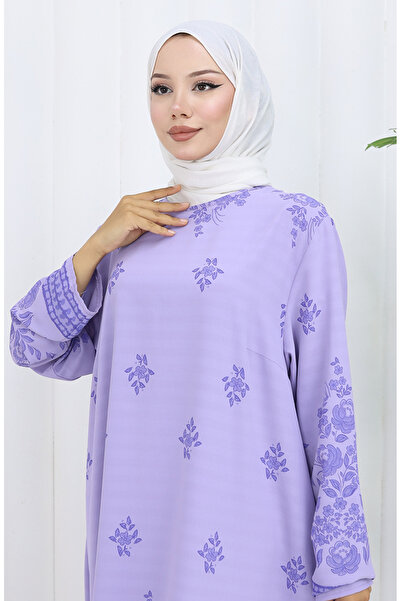 sefamerve Τουνίκ με σχέδιο 1012-01 Λιλά