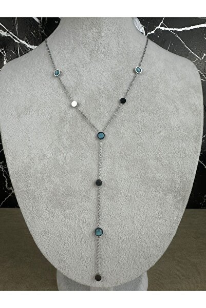 Mutenaura Steel Y Necklace Silver