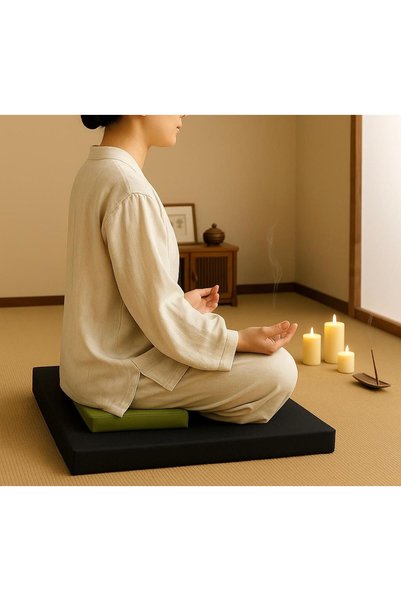 Remege Spor Malzemeleri 60x60 Meditacija Min Koža Set Dvostruka Joga Meditaci...