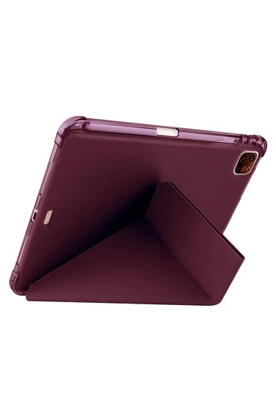 Khayra iPad Air 13 (2024) Case Mars Tablet Case with Pen Holder - Purple-(5796) - Eszaoc4092-2426