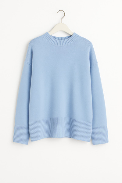 ensade Casual Fit Modern Knit Sweater - Cream - Everyday Elegance with Oversized Style