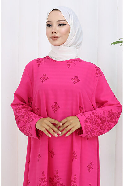 sefamerve Τουνίκ με σχέδιο 1012-04 Φούξια