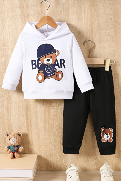 ADABEBEK Premium Bereli Bear Printed Bottom and Top Baby Set 24489