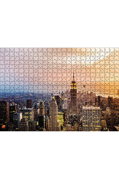 Cakapuzzle Cakasepetim New York City 500 Piece Puzzle Jigsaw Mdf (Wood)