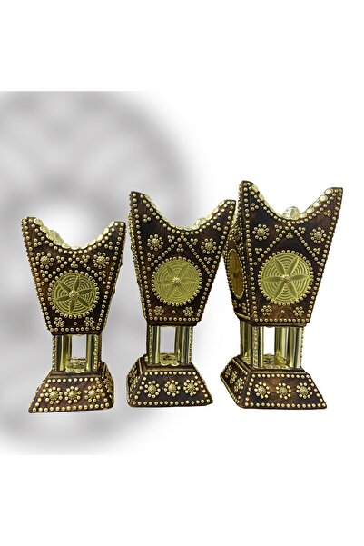 Mabkhara Hail مباخر نجدي مسمار نحاس 3 حجم مختلفة 29 cm 26 cm 24 cm