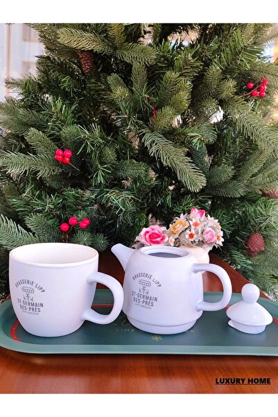 Madame Coco Grand Soft Gray Teapot - Soft Gray 300- 280 ml