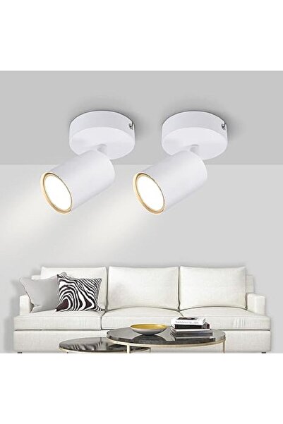 RİOLİGHT MODERN BEYAZ GÜN IŞIĞI TEKLİ METAL SPOT(1ADET FİYATIDIR AMPUL DAHİLDİR)