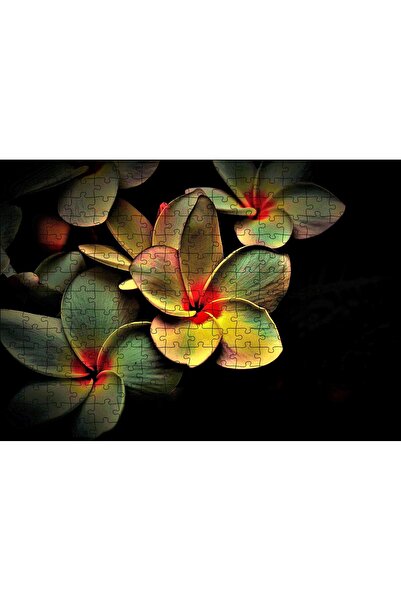 Cakapuzzle Cakasepetim Giant Leaves of the Plant Dark Background 120 Piece Pu...