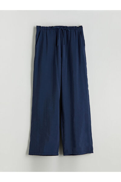 LC Waikiki Sparkling Selections from Shining Store |   Elastic Waist Modal Blend Women's Trousers